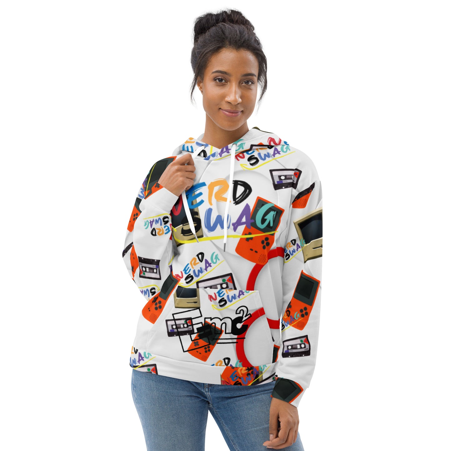 Word Logo E=MC2 Hoodie