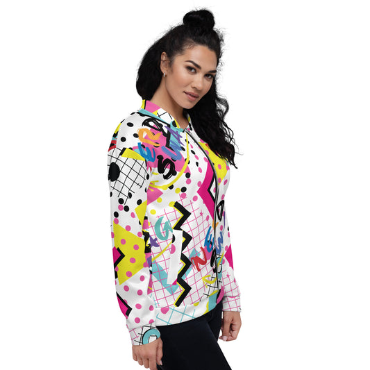 Word Logo 90's Bomber Jacket