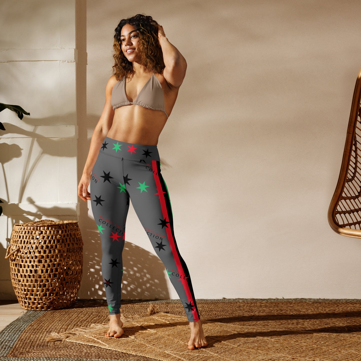 All Logo Gray Leggings