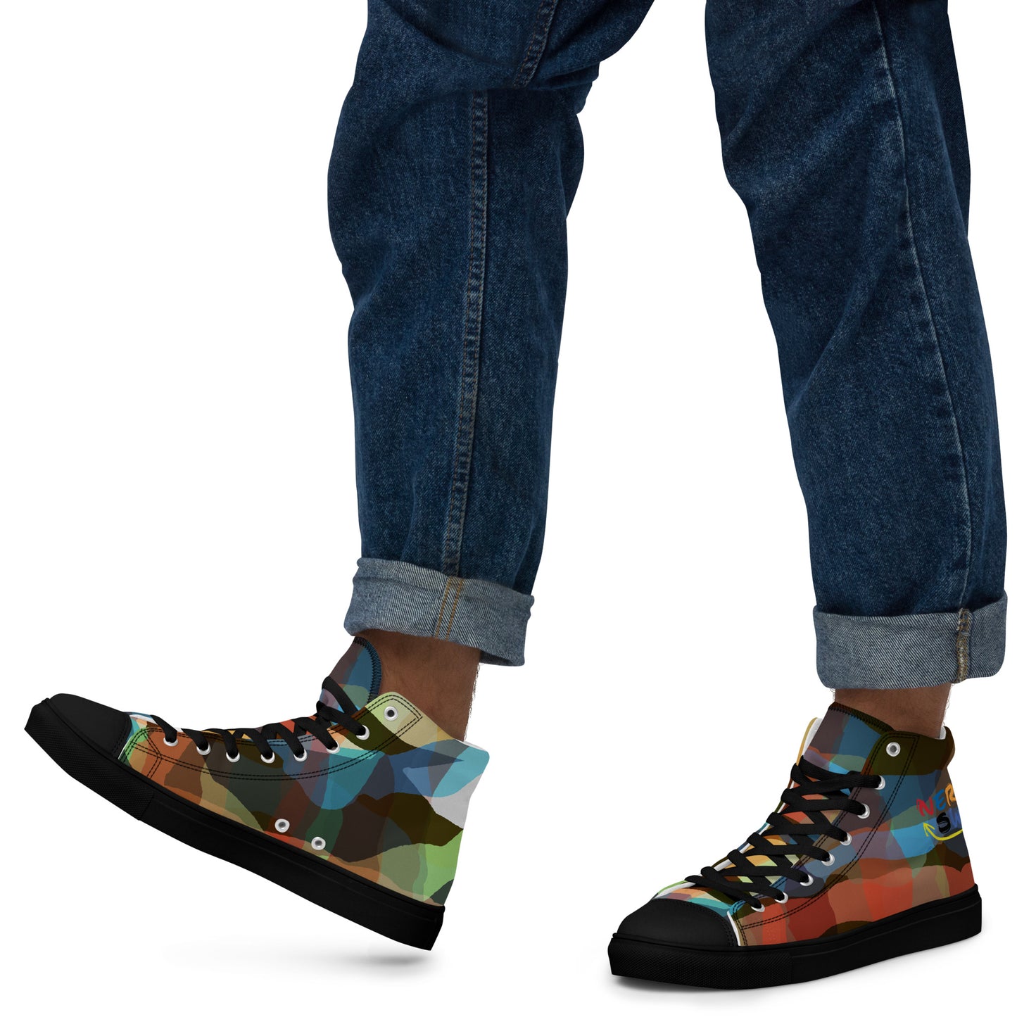 Word Logo High Top Shoes